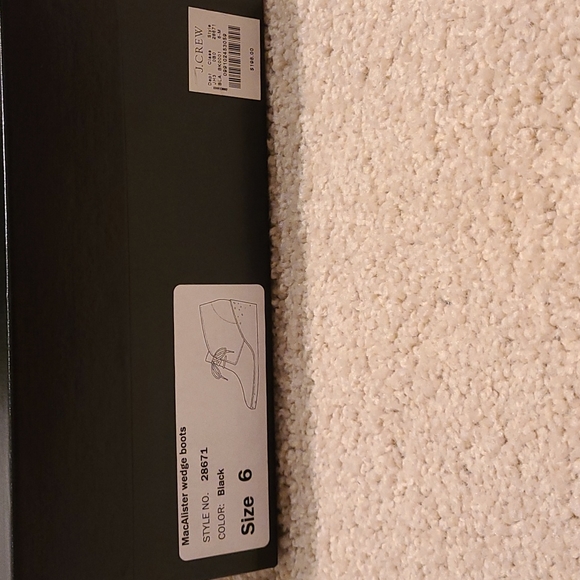 Brand New J.Crew MacAlidter Wedge Boots- Size 6 - Picture 8 of 8
